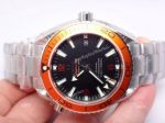 Swiss Replica Omega Seamaster Planet Ocean Orange 8500 Watch Men 44mm